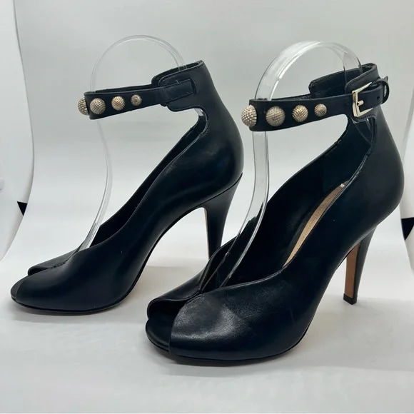 VC JOHN CAMUTO studded peep toe HEELS - Picture 2 of 8